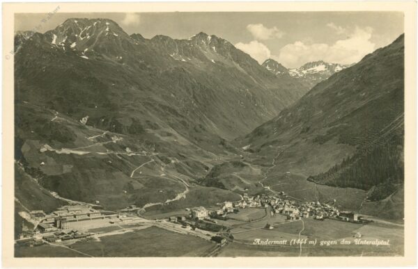 andermatt, gegen das unteralptal