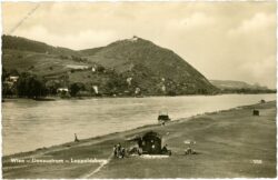 wien 19, leopoldsberg, donaustrom