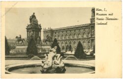 wien 1, museum mit maria theresien denkmal