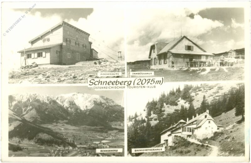 schneeberg, multiansicht schneeberg, multiansicht