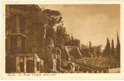 rom, la rupe tarpea rom, la rupe tarpea