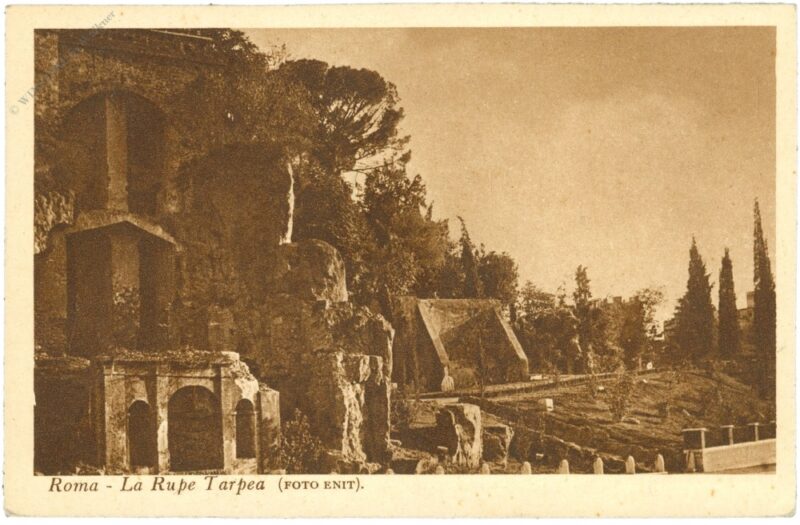 rom, la rupe tarpea rom, la rupe tarpea