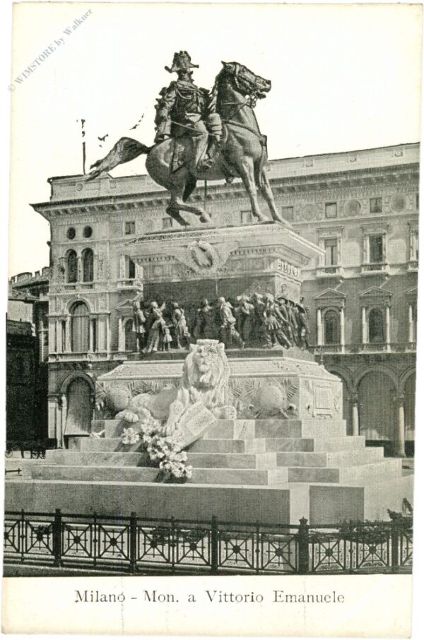 mailand, vittorio emanuele denkmal