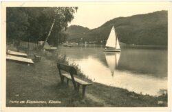 klopeinersee, partie am see