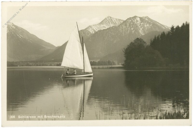 schliersee, mit brecherspitz schliersee, mit brecherspitz
