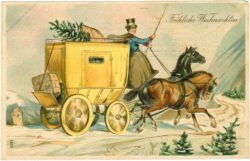 weihnachten, postkutsche weihnachten, postkutsche