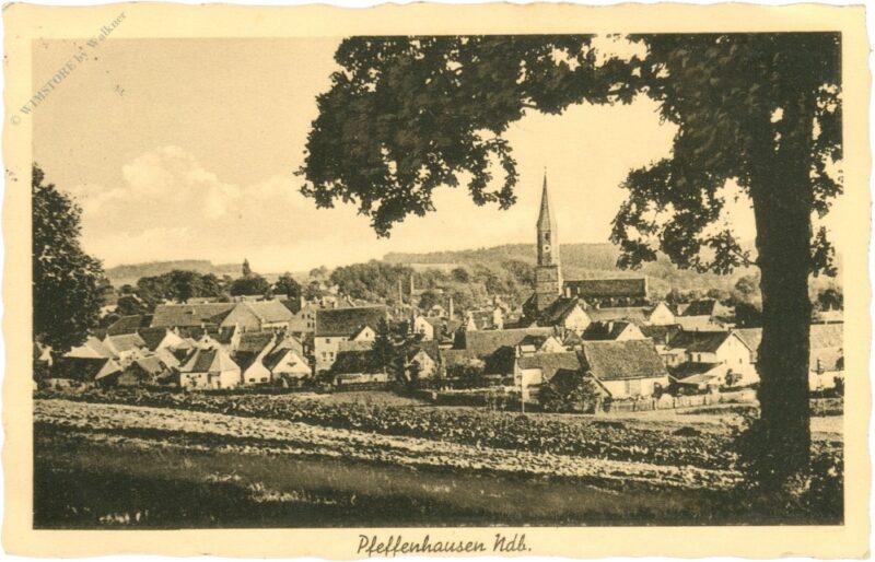 pfeffenhausen, ortsansicht pfeffenhausen, ortsansicht