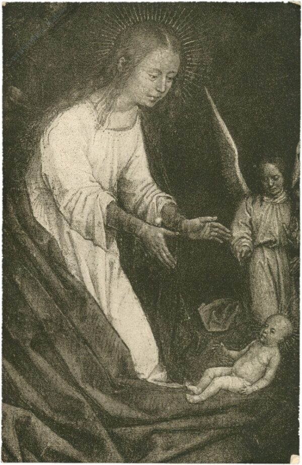 memling, hans: maria mit dem kind