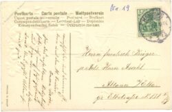 neujahr, landschaft mit kalenderblatt und klee