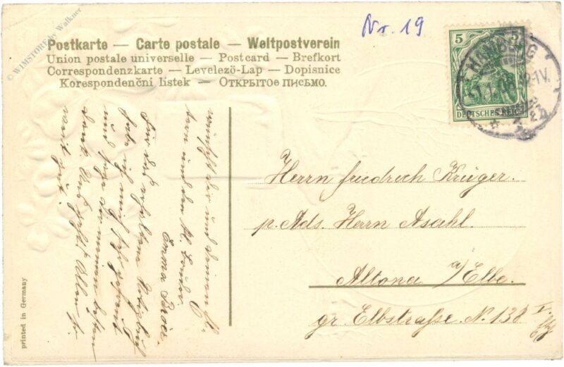 neujahr, landschaft mit kalenderblatt und klee