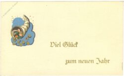 neujahr, füllhorn