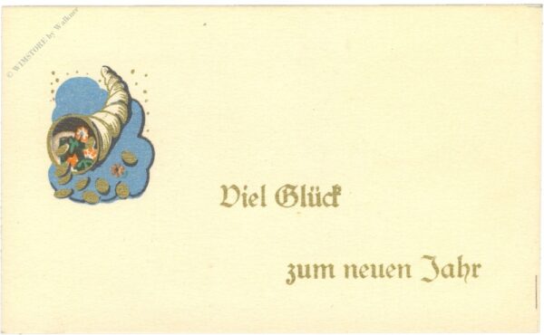 neujahr, füllhorn