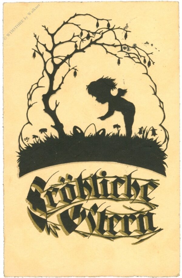 ostern, scherenschnitt