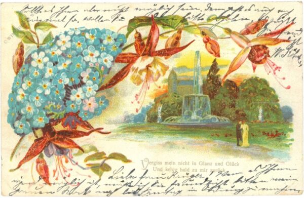 vergiss mein nicht in glanz und glück...