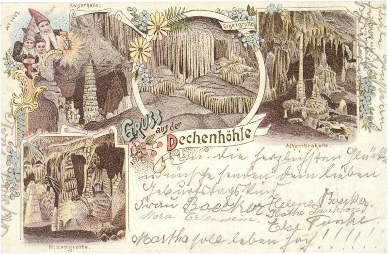 iserlohn, gruss aus der dechenhöhle iserlohn, gruss aus der dechenhöhle