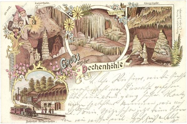 iserlohn, gruss aus der dechenhöhle
