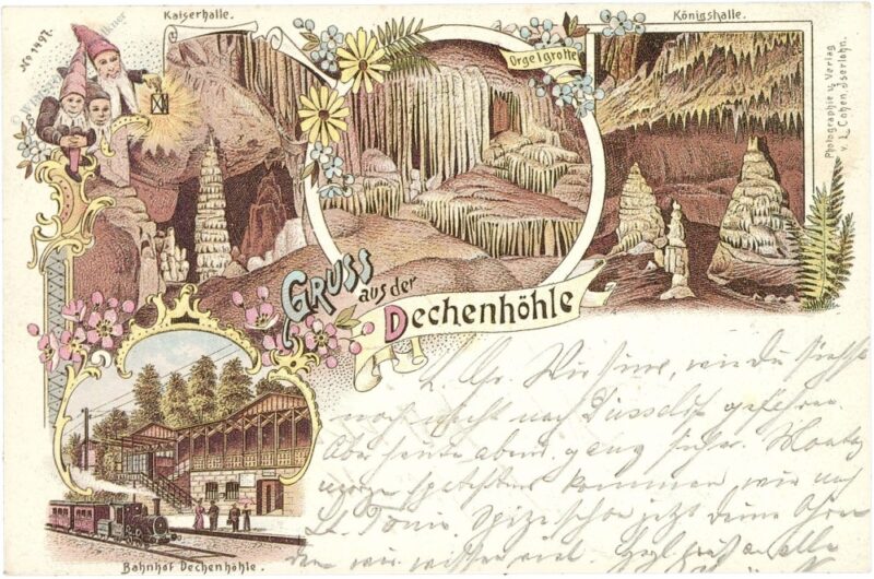 iserlohn, gruss aus der dechenhöhle iserlohn, gruss aus der dechenhöhle