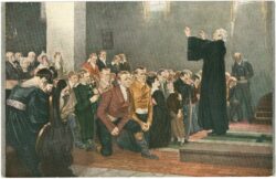 kempf: einsegnung der freiwilligen im jahre 1813