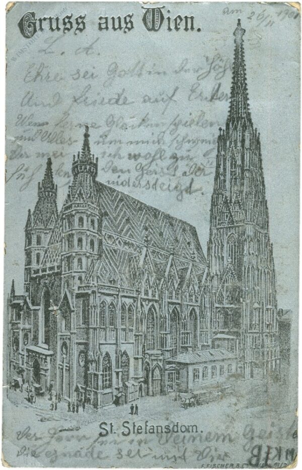wien 1, st. stefansdom (silberdruck)