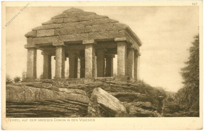 donon, tempel auf dem großen donon in den vogesen donon, tempel auf dem großen donon in den vogesen