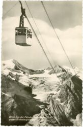 igls, blick von der patscherkofelbahn gegen stubaiergletscher