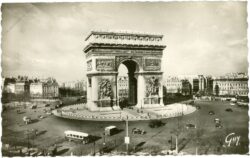 paris, place et arc de triomphe de l'etolie