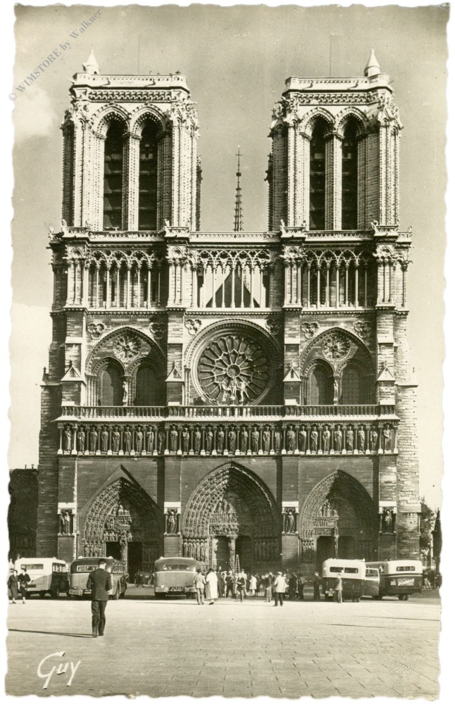 paris, facade de la cathedrale notre dame paris, facade de la cathedrale notre dame