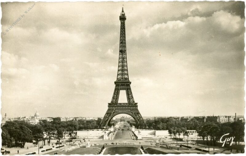 paris, la tour eiffel vu du palais de chaillot paris, la tour eiffel vu du palais de chaillot