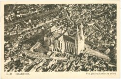 chartres, vue generale chartres, vue generale