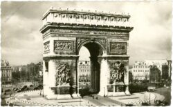 paris, arc de triomphe de l'etoile