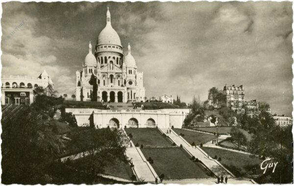 paris, basilique du sacre coeure de montmartre