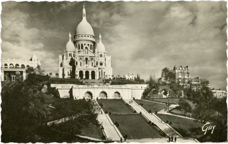 paris, basilique du sacre coeure de montmartre