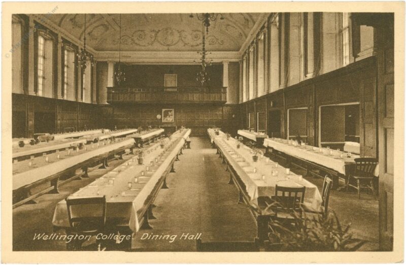 crowthorne, wellington college, dining hall
