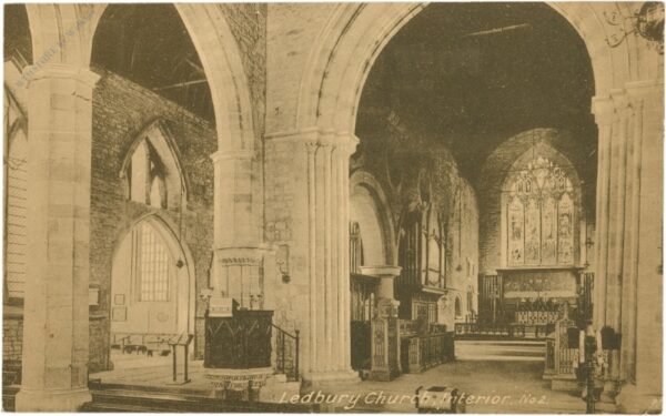 ledbury, church, interior