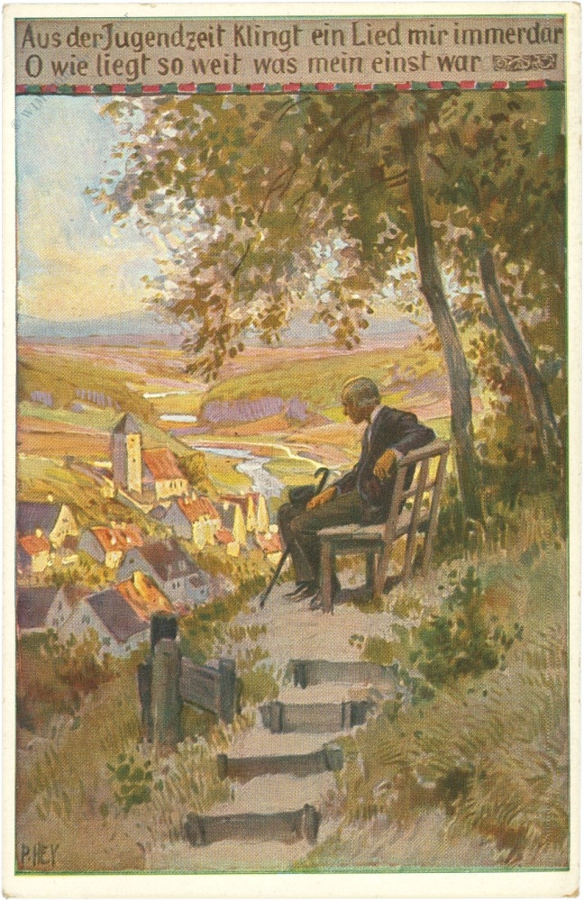 aus der jugendzeit volksliederkarte von paul sey