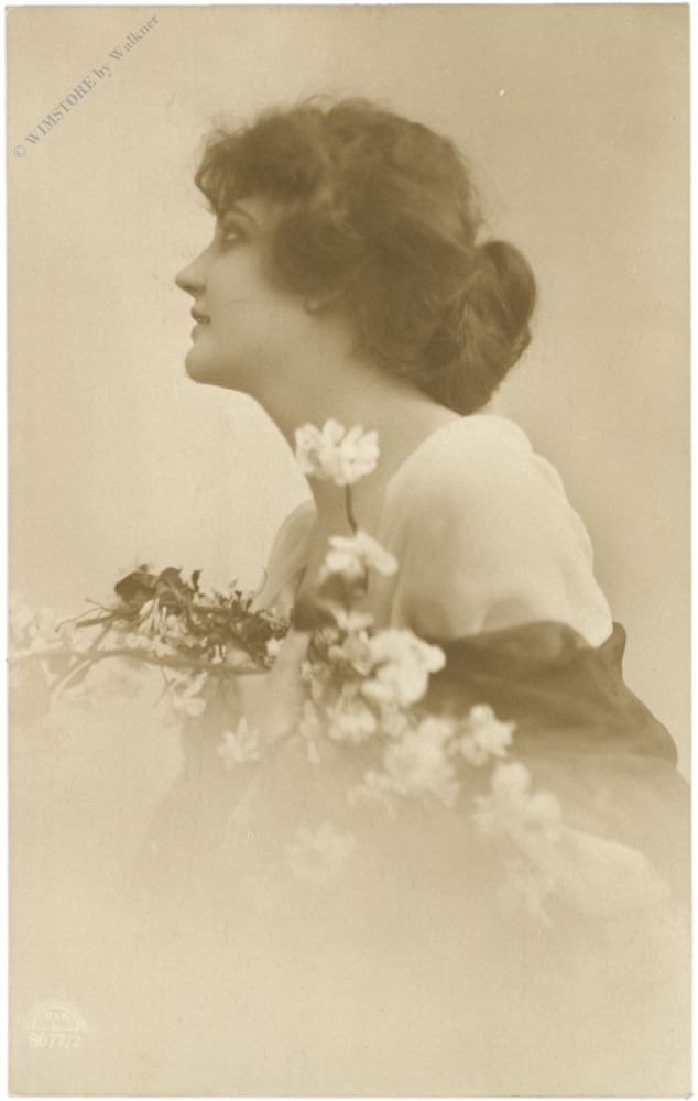 dame mit blumen dame mit blumen