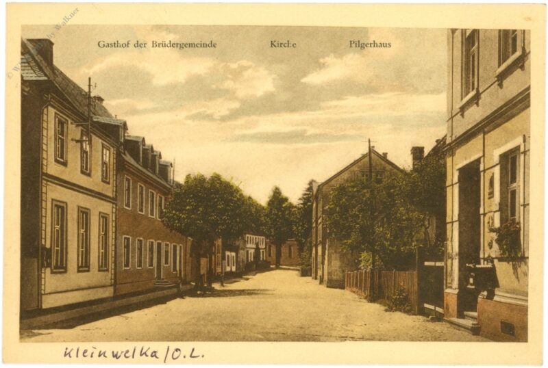 kleinwelka, gasthof der brüdergemeinde, kirche, pilgerhaus kleinwelka, gasthof der brüdergemeinde, kirche, pilgerhaus