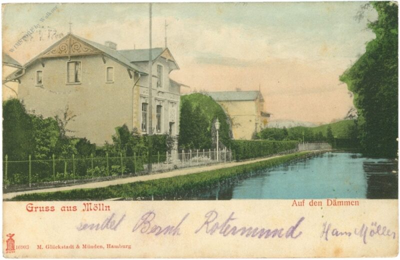 mölln, gruss aus, auf den dämmen mölln, gruss aus, auf den dämmen