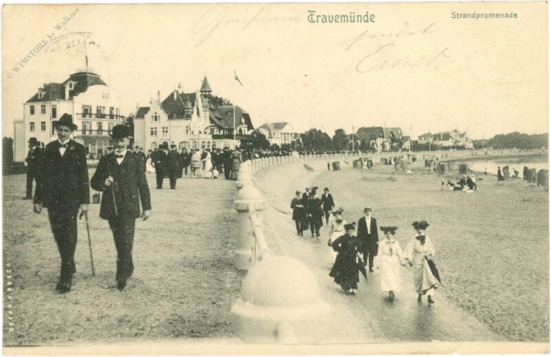 travemünde, strandpromenade travemünde, strandpromenade