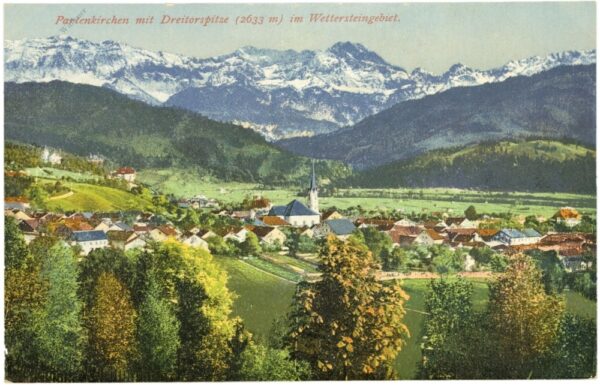 garmisch partenkirchen, mit dreitorspitze im wettersteingebiet