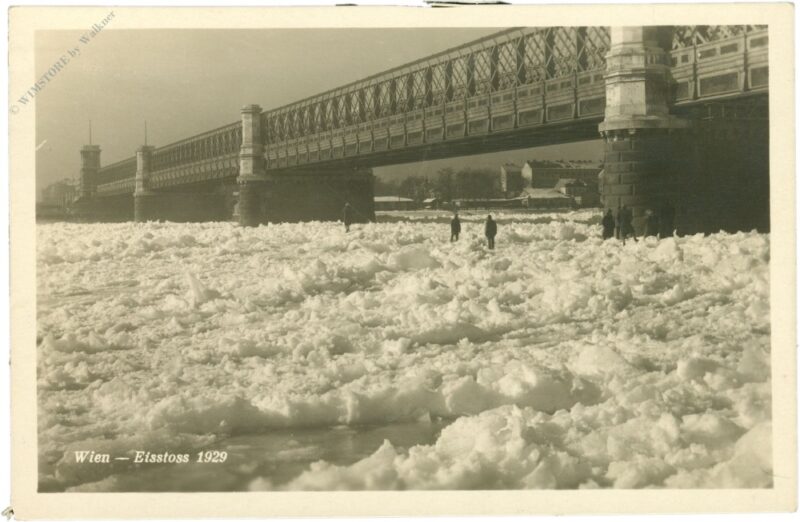 wien, eisstoss 1929 wien, eisstoss 1929