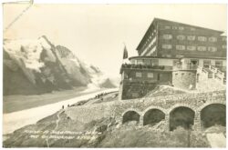 großglockner, kaiser franz josef haus mit dem großglockner