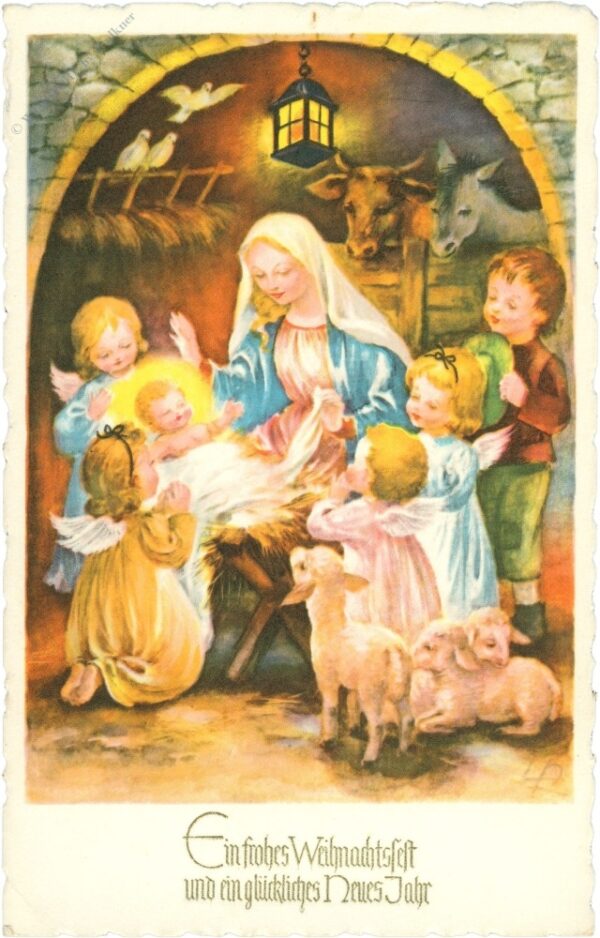 weihnachten, krippenszene