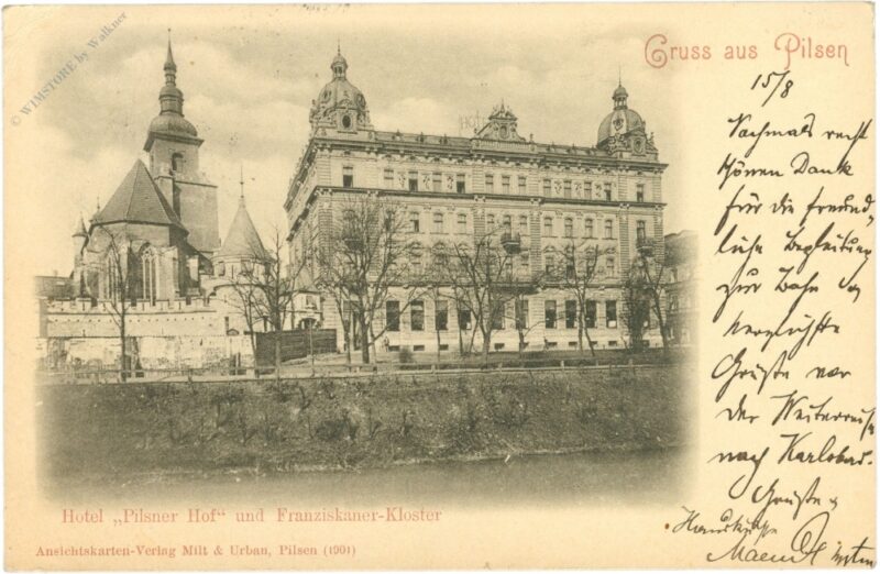 pilsen, gruss aus pilsen, gruss aus