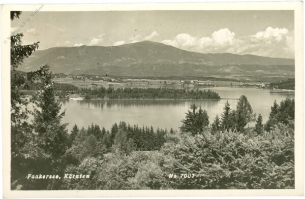 faakersee, ansicht