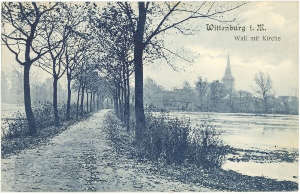 wittenburg, i.m., wall mit kirche