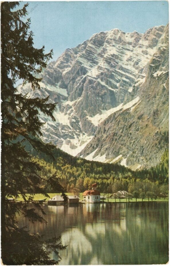 königsee, st. bartholomä mit watzmann