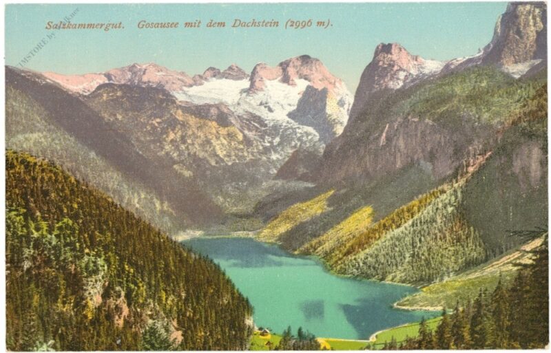 gosau, gosausee mit dem dachstein gosau, gosausee mit dem dachstein
