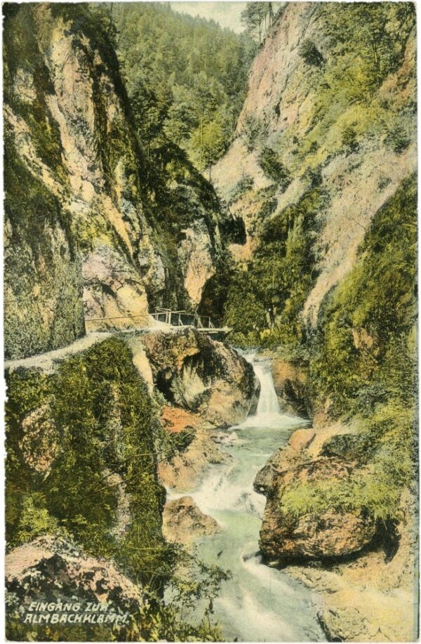 marktschellenberg, eingang zur almbachklamm