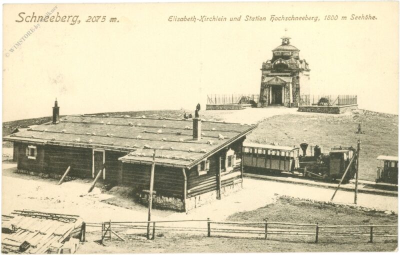 schneeberg, elisabeth kirchlein und station hochschneeberg